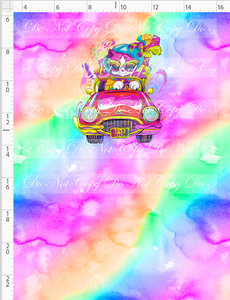 PREORDER R135 - Artistic Lisa - Panel - Cat in Car - CHILD