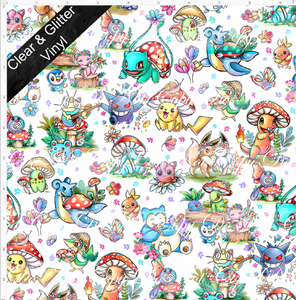 PREORDER - Cottagecore Critters - All Critters - CLEAR & GLITTER VINYL - SMALL SCALE
