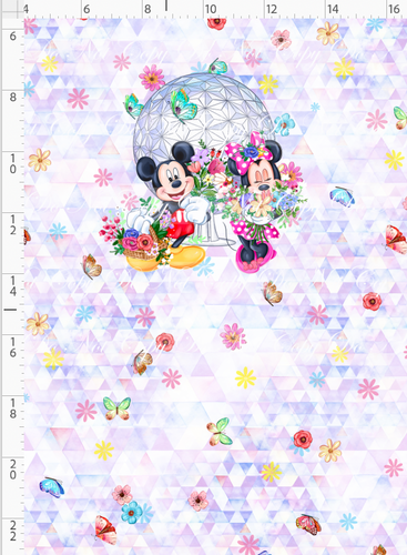 PREORDER R130 - Festival of Flowers - Panel - Mice - CHILD