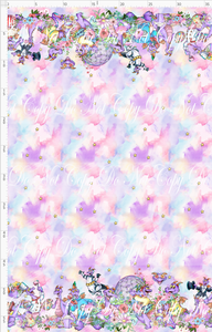 RETAIL - Floral Figgy - Double Border - Pink Purple