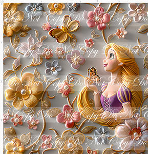 PREORDER - Embroidery Collection - Princess Inspired - Golden Hair - REGULAR SCALE