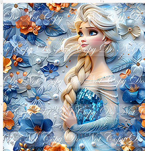 PREORDER - Embroidery Collection - Princess Inspired - Ice Queen - SMALL SCALE