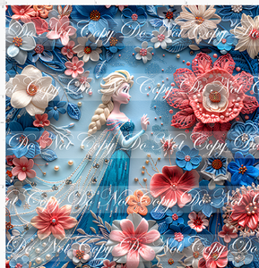 PREORDER - Embroidery Collection - Princess Inspired - Ice Princess - REGULAR SCALE