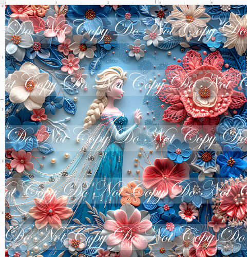 PREORDER - Embroidery Collection - Princess Inspired - Ice Princess - SMALL SCALE