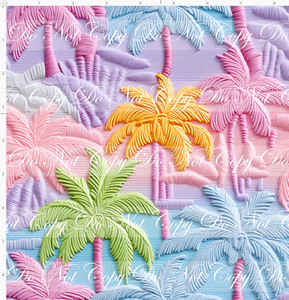 PREORDER - Embroidery Collection - Pastel - Palm Trees - REGULAR SCALE