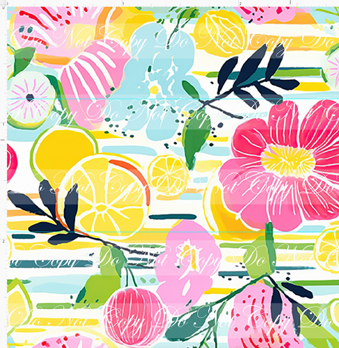 PREORDER - Bold Florals - Neon - Citrus & Floral - SMALL SCALE