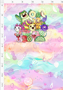 PREORDER R136 - Fruity Critters - Panel - Group - CHILD
