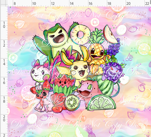 PREORDER R136 - Fruity Critters - Panel - Group - ADULT