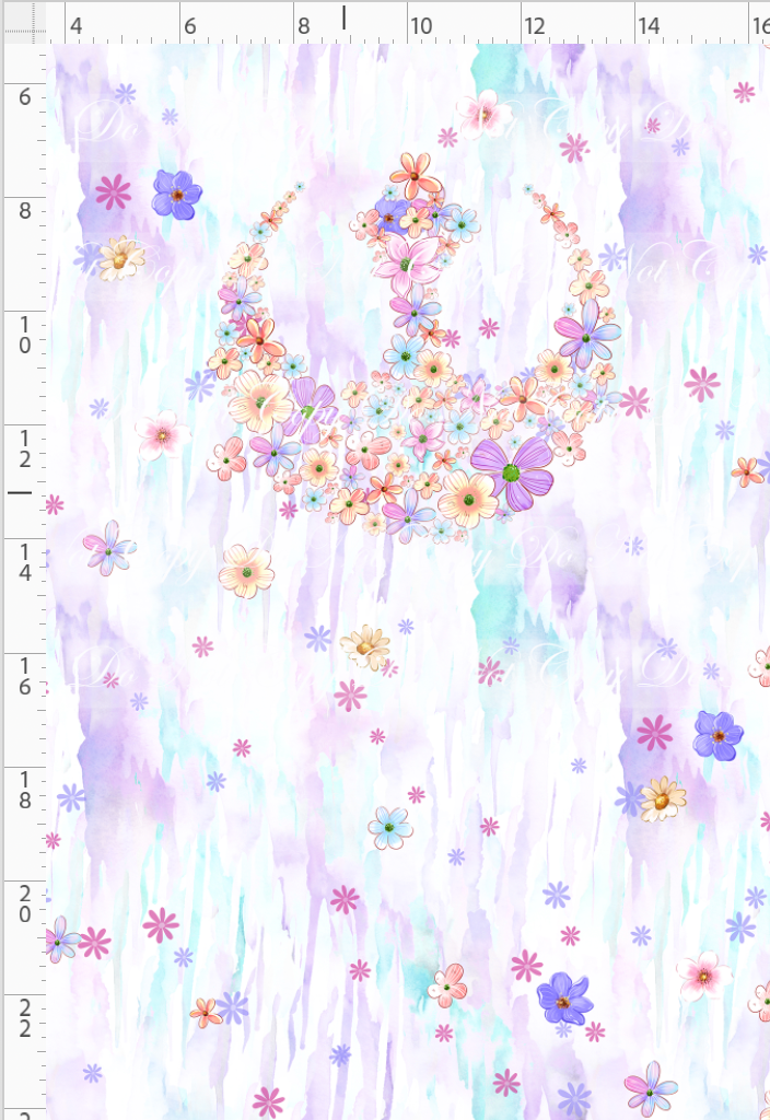 PREORDER - Galactic Garden - Panel - Pastel Floral - CHILD