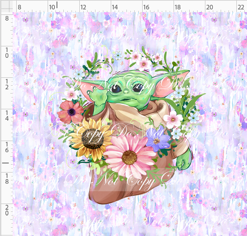 PREORDER - Galactic Garden - Baby Panel - Baby Reaching - ADULT