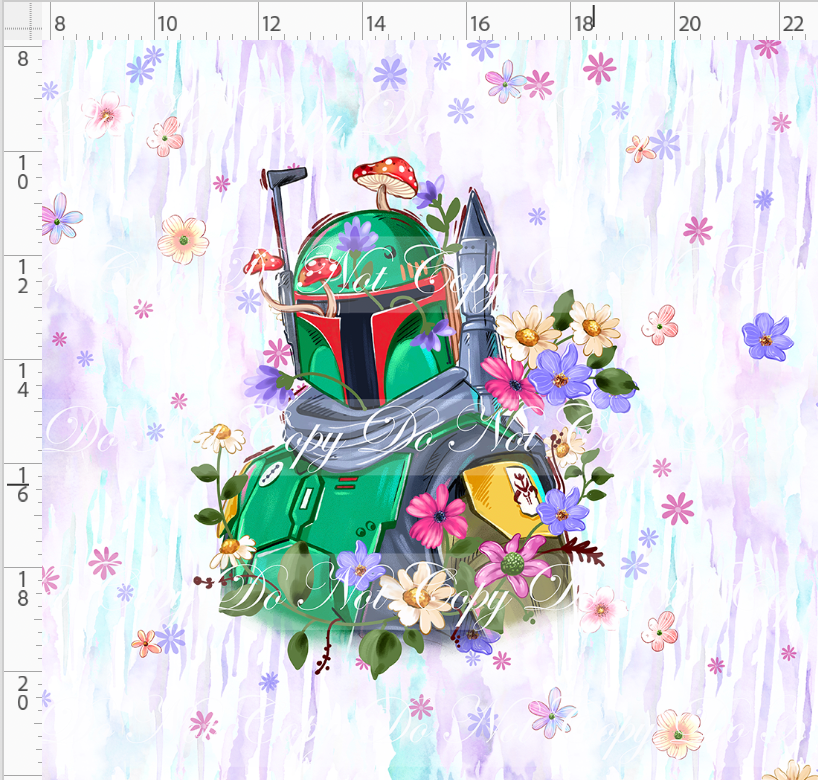 PREORDER - Galactic Garden - Panel - Boba - ADULT