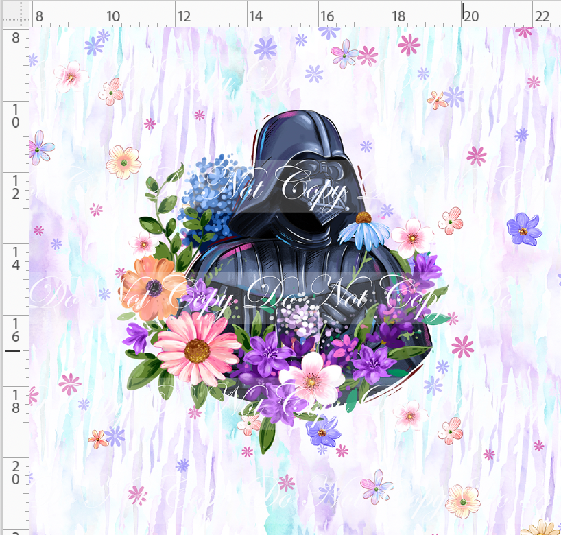 PREORDER - Galactic Garden - Panel - Darth - ADULT