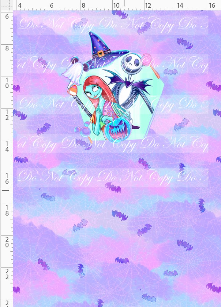 PREORDER R138 - Pastel Halloween - Panel - Purple - Couple - CHILD