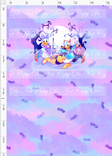 PREORDER R138 - Pastel Halloween - Panel - Purple - Ducks - CHILD