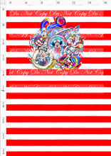 PREORDER R138 - Magical Voyages - Panel - Everyone - Red Sketchy Stripe - CHILD