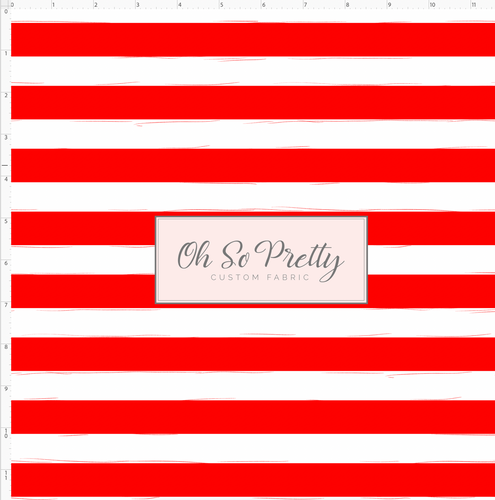 PREORDER R138 - Magical Voyages - Red Sketchy White Stripe