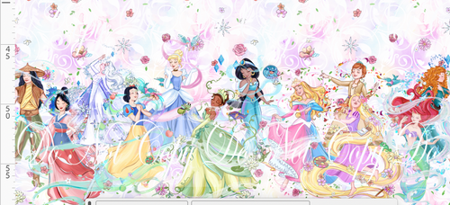 PREORDER - Whimsical Princesses - Double Border