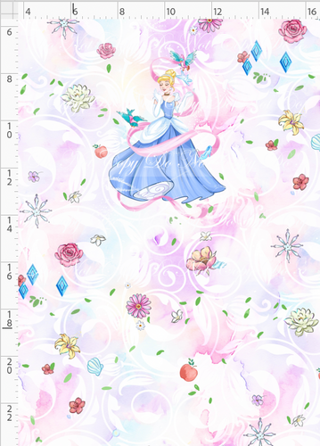 PREORDER - Whimsical Princesses - Panel - Glass Shoe Princess - CHILD