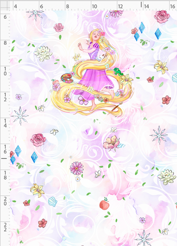 PREORDER - Whimsical Princesses - Panel - Golden Hair Princess - CHILD