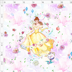 PREORDER - Whimsical Princesses - Panel - Beauty Princess - ADULT