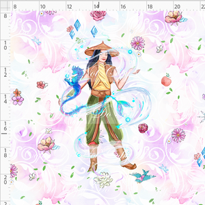 PREORDER - Whimsical Princesses - Panel - Dragon Princess - ADULT