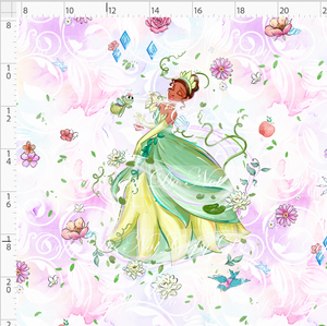 PREORDER - Whimsical Princesses - Panel - Frog Princess - ADULT