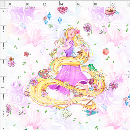 PREORDER - Whimsical Princesses - Panel - Golden Hair Princess - ADULT