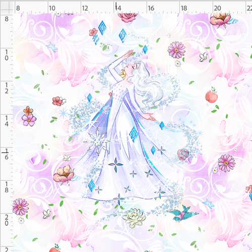 PREORDER - Whimsical Princesses - Panel - Ice Queen - ADULT