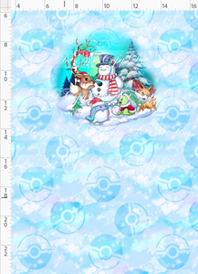 PREORDER - Christmas Critters - Panel - Snowman - CHILD