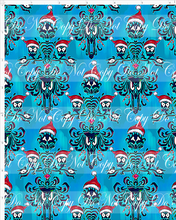 RETAIL - Haunted Christmas - Wallpaper - Blue