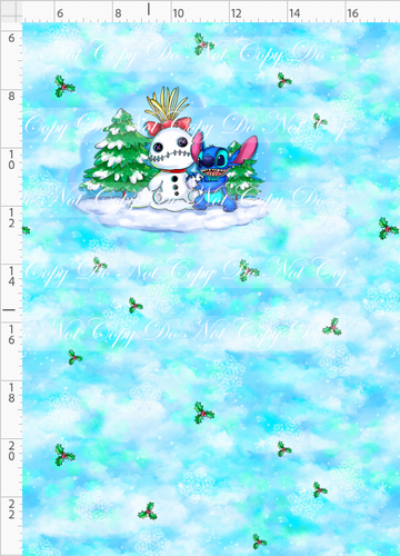 PREORDER - 626 Christmas - Panel - Snowman - CHILD