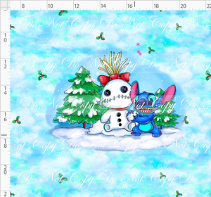 PREORDER - 626 Christmas - Panel - Snowman - ADULT