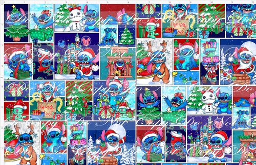 PREORDER - 626 Christmas - Squares - SMALL SCALE