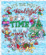 CATALOG - PREORDER - Magic Kingdom Holiday Cheer - Adult Blanket Topper