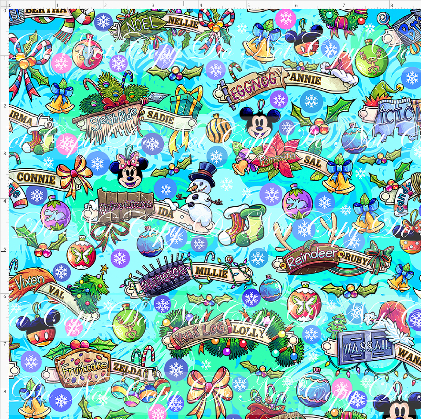 PREORDER - Jingle Cruise - Boat Names - SMALL SCALE
