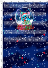 CATALOG - PREORDER - Christmas Globes - Panel - 626 Globe - Navy - CHILD