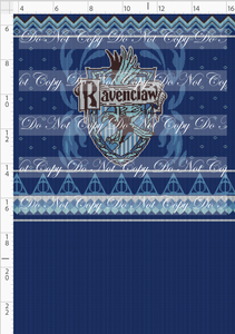 PREORDER - Potter Fair Isle - Panel - Raven House - CHILD