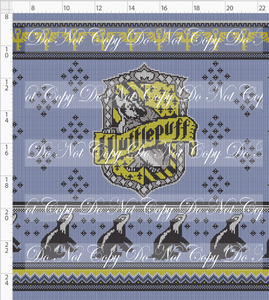 PREORDER - Potter Fair Isle - Panel - Badger House - ADULT