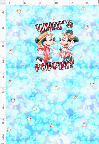 PREORDER - Poppin' Down Mainstreet - Panel - What's Poppin - Blue - CHILD