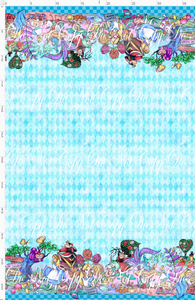 PREORDER - Lost in Wonderland - Double Border - Blue