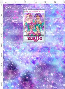 PREORDER - Magical Fashionista - Panel - Polaroids - Pink Purple - CHILD