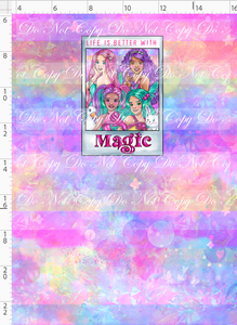 PREORDER - Magical Fashionista - Panel - Polaroids - Rainbow - CHILD