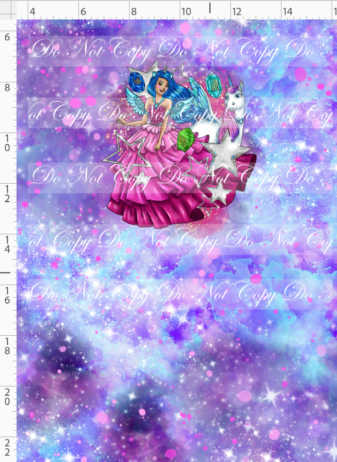 PREORDER - Magical Fashionista - Panel - Unicorn - Pink Purple - CHILD