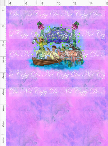 PREORDER - Bayou Adventures - Panel - Boat - Pink Purple - CHILD