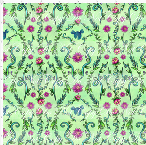 PREORDER - Bayou Adventures - Coordinate - Floral - Green  - SMALL SCALE