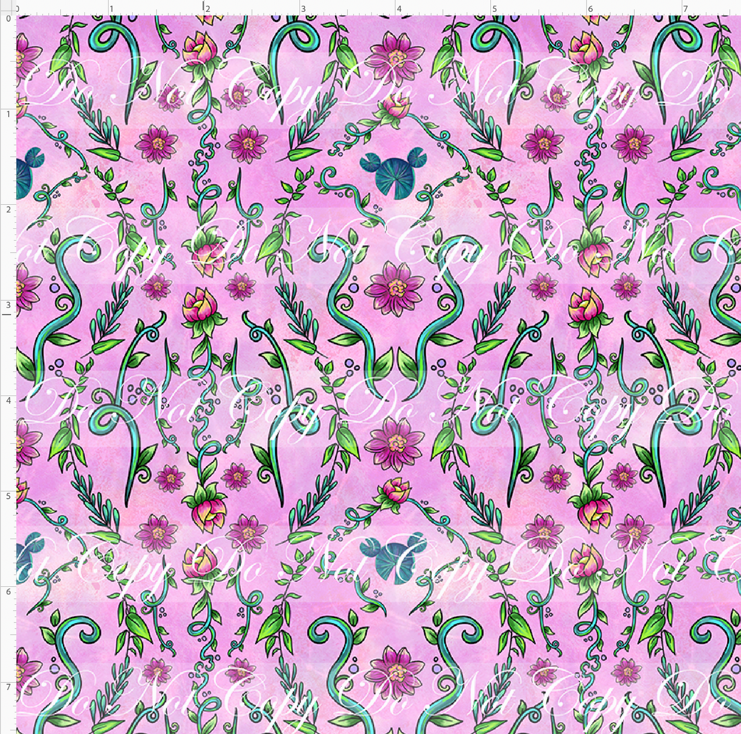 PREORDER - Bayou Adventures - Coordinate - Floral - Pink  - SMALL SCALE