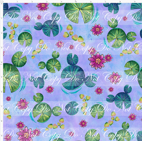 PREORDER - Bayou Adventures - Lilly Pads - Blue Purple  - REGULAR SCALE