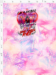 PREORDER - Rebel Royalty - Panel - Riot - Pink - CHILD