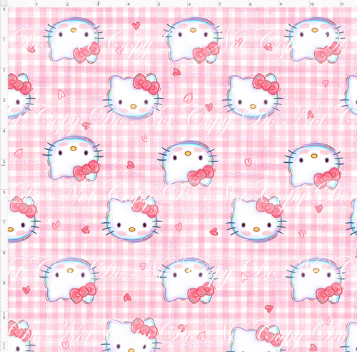 PREORDER - Sanrio Love - Kitty Gingham - Coral