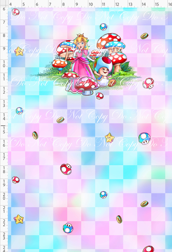 PREORDER - Rainbow Road Rush - Panel - Princess - Checkered Background - CHILD